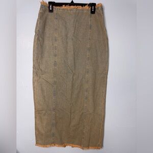 H&M Divided Beige Denim Skirt